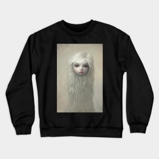 fur girl mark ryden the snow yack 2008 - Mark Ryden Crewneck Sweatshirt